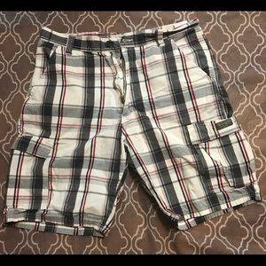 Wrangler Plaid Cargos
